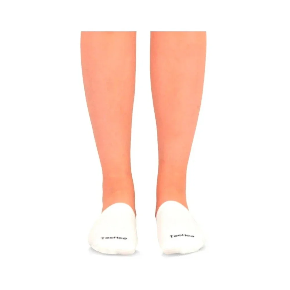 TeeHee Non-Slip Toe Pads Orange, Yellow, and White One Size